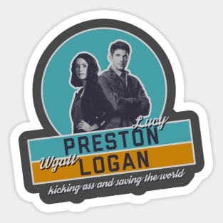 Preston & Logan Sticker